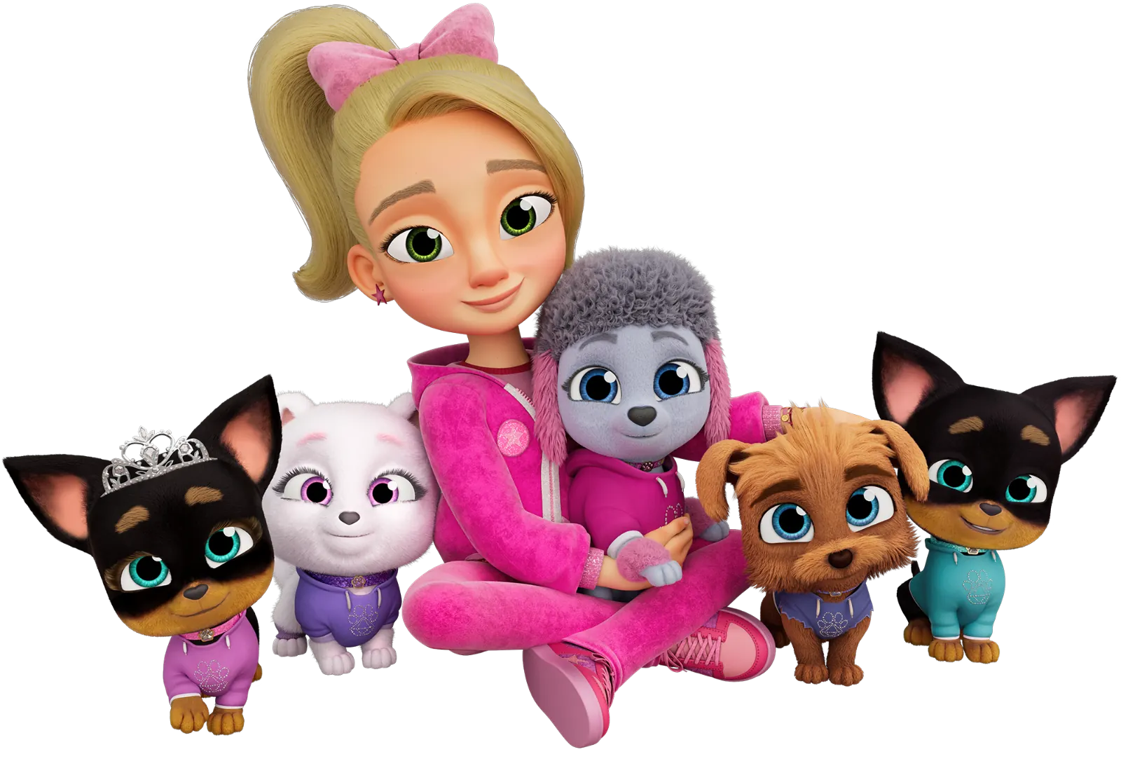 Paris and Pups - Star and friends