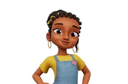 Paris and Pups Character - Elle