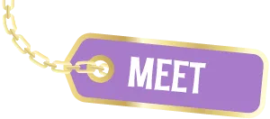 Tag that says MEET